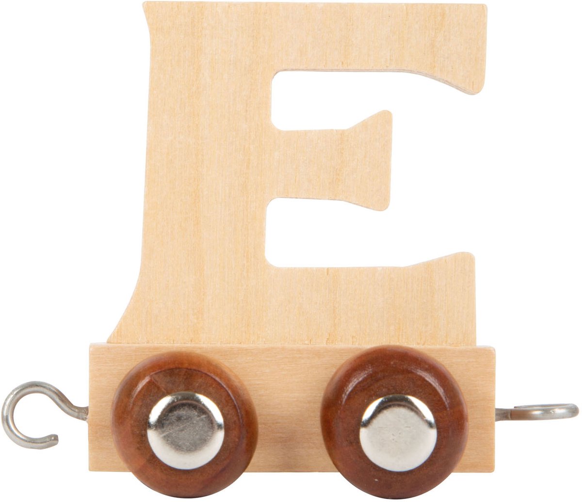 Kleiner Fuß - Holzschrift - E - 12 Stücke