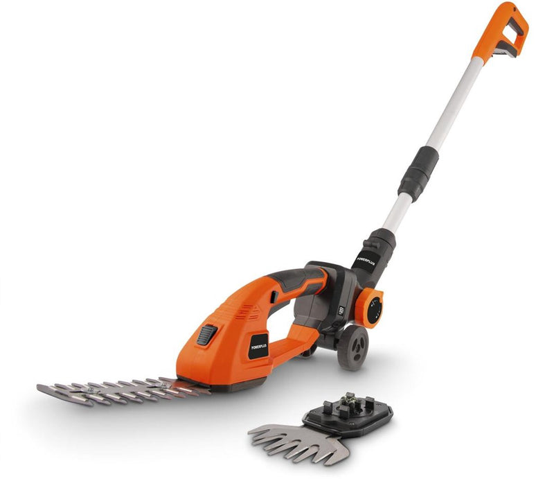 Powerplus – Dual Power Garden – powdpg75310 – 20 V – gebürstet – Schnittlänge Heckenschere: 190 mm – Teleskop-Gras-Heckenschere – 20 V – exkl. Akku und Ladegerät