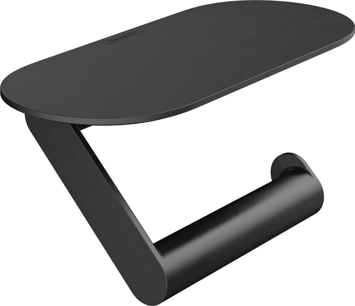 Hansgrohe Wallstoris Toilettenpapierhalter 23x9,7x3,4cm schwarz matt