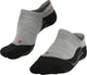 Falke TK5 Invisible Anti-Blister Wandersocken aus dünnem Woll-Funktionsmaterial Herren Grau - Größe 44-45