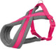 Trixie Hundegeschirr - verstellbar fuchsia 60-100x2,5cm - bequem mit Fleecefüllung