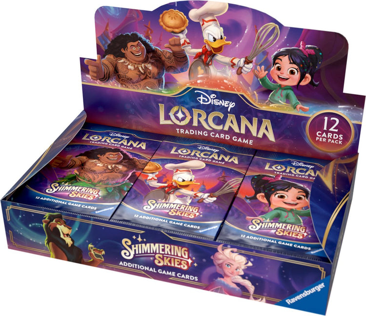 Disney Lorcana TCG – schimmernde Himmel – Booster-Display (24 Booster)