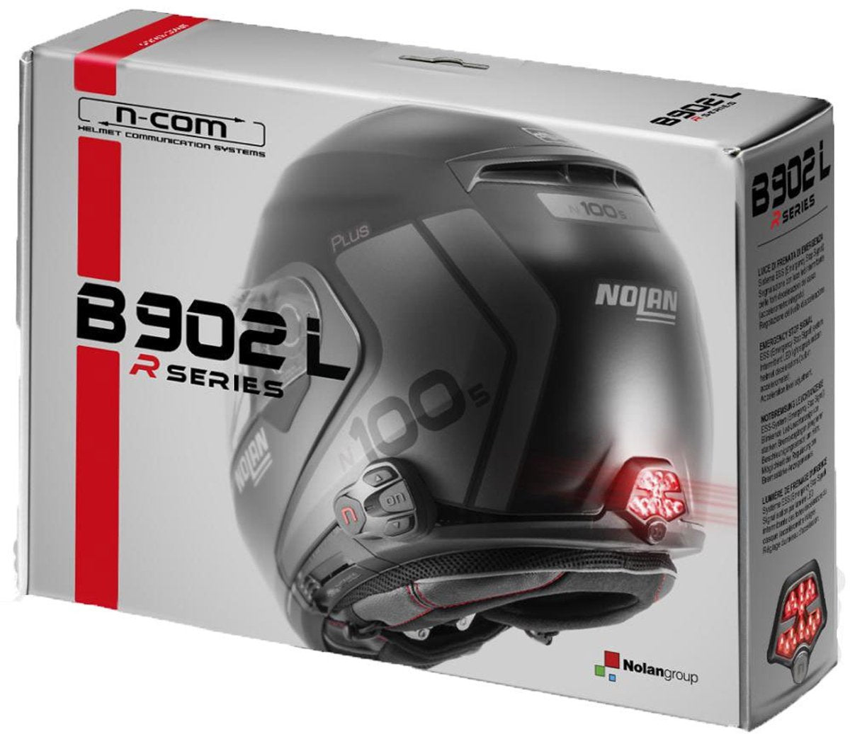 Nolan N-Com B902L R Bluetooth-Kommunikationssystem – benutzerdefiniert – Bluetooth-Gegensprechanlage
