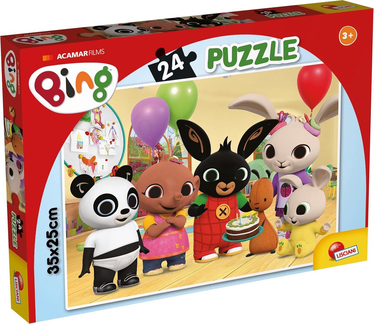 Lisciani Bing Puzzle M-Plus 24 – alles Gute zum Geburtstag!