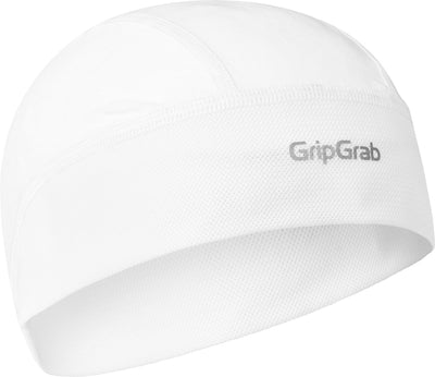 Gripgrab – UPF 50+ leichte Sommer-Fahrradhelm-Mütze, UV-Schutz, Radmütze, Totenkopf-Mütze – Unisex – Weiß