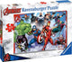 Ravensburger, riesiges 125-teiliges Marvel Avengers Bodenpuzzle aus verschleißfestem Karton, mehrfarbig