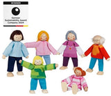 Goki Wooden Dollhouse Dolls Flexible moderne Familie, 6st. - afbeelding 1