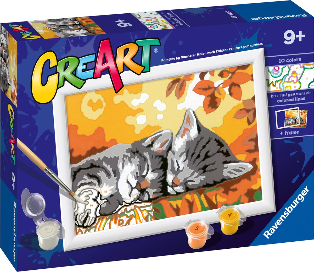 Ravensburger Creart Painting bei Number Autumn Kätzchen