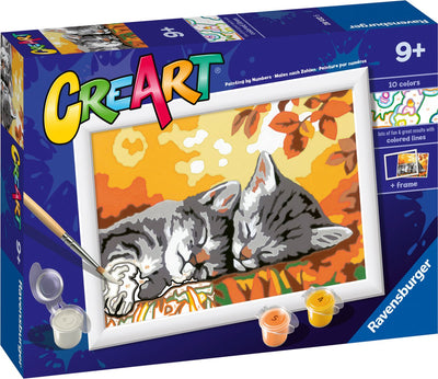 Ravensburger Creart Painting bei Number Autumn Kätzchen