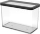 Rotho Loft-Aufbewahrungsbox 20x10x14,2 cm 2,1l schwarz transparent