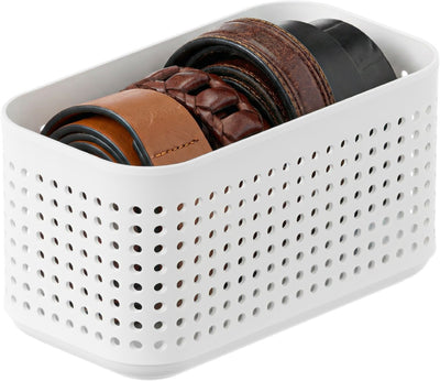 Rotho Wop Kleiderschrank-Organizer – Korb XS – Weiß