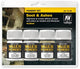 Vallejo val73193 – Ruß-Asche-Pigment-Set – 4 Farben