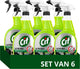 Cif Ultra Max – Entfettungsspray – Zitrone – 6 x 750 ml – Vorteilspackung