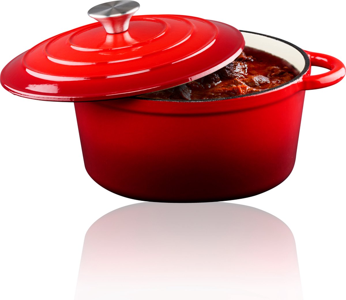 Alpina Gusseisenpfanne ø24cm rot