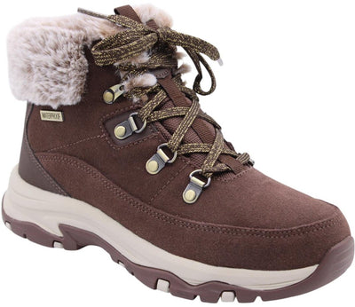 Skechers Damen Trego Snow Cares 167882 Choc wasserdichte Stiefel