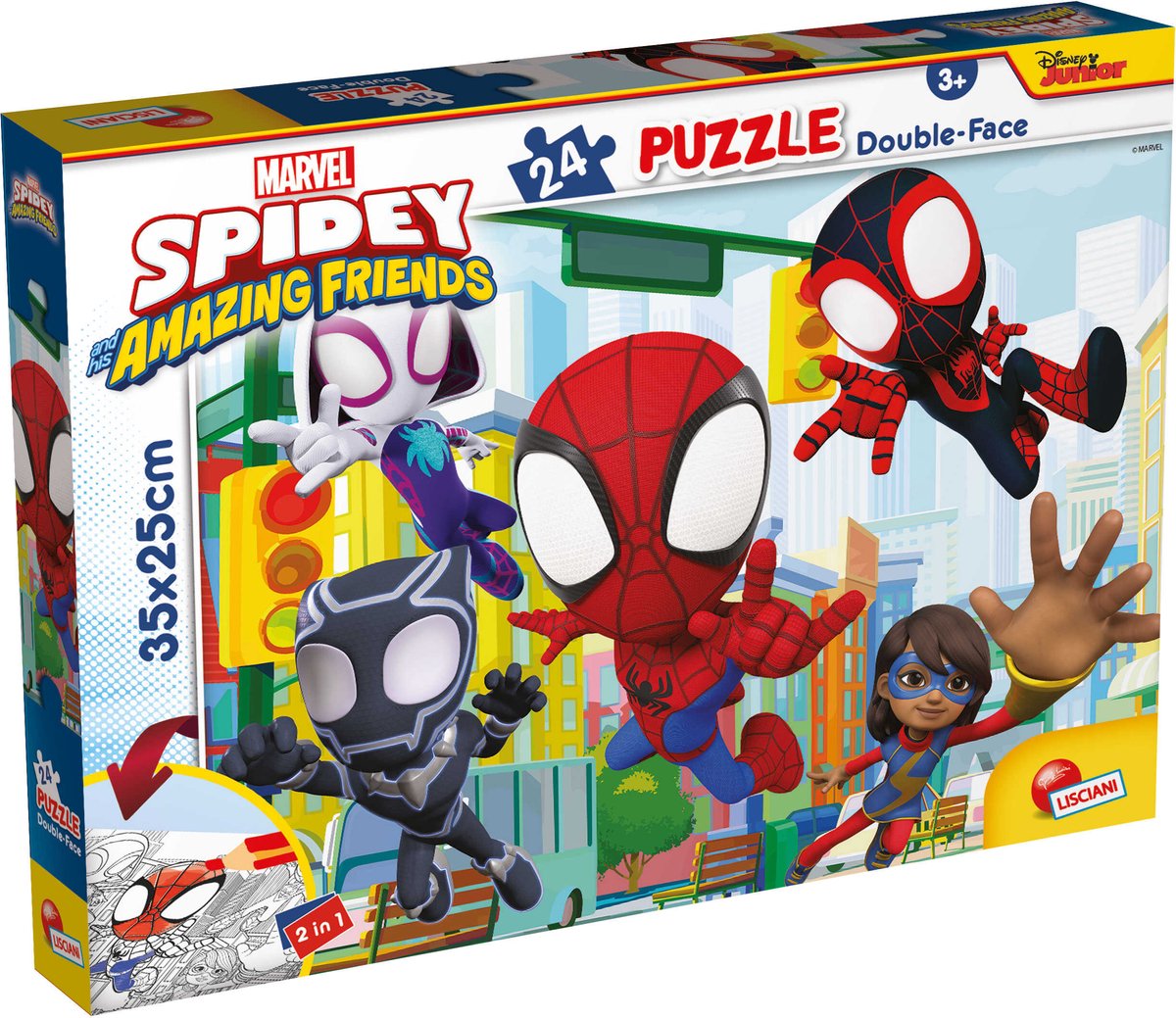 Lisciani Marvel Puzzle DF M-Plus 24 Spidey