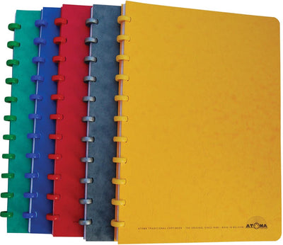 Atoma A5-Notizbuch – kariert, 5 mm – 144 Seiten – Lyoner Karton