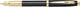Sheaffer Füllfederhalter 100 – E9322 – F – glänzender Schwarzgoldton – SF-E0932243