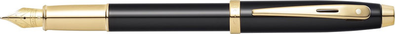 Sheaffer Füllfederhalter 100 – E9322 – F – glänzender Schwarzgoldton – SF-E0932243