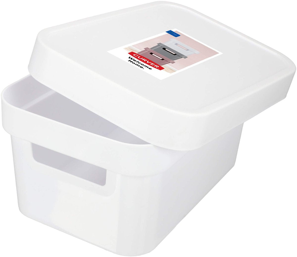 Curver Aufbewahrungsbox mit Deckel Infinity 4,5l weiß