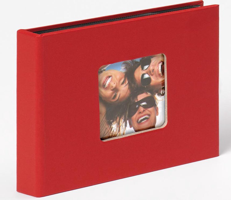 Walther Fun - Fotoalbum-Einlage - 36 Fotos 10x15 cm - Rot - Leinenstruktur