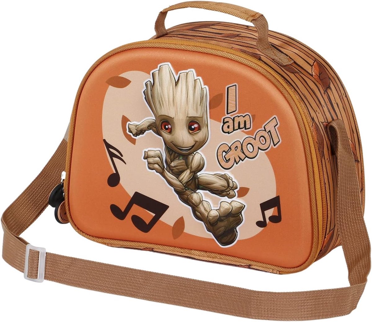 Charactermania – Marvel – Masters of the Universe – I am Great Soundtrack – 3D-Thermo-Lunch-Tasche – Snack – Braun
