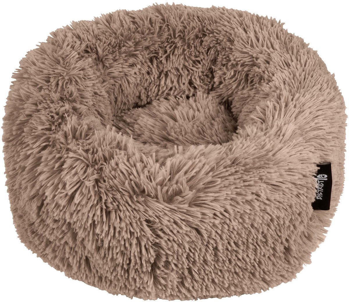 District 70 Fuzz Donut Hundebett – Mocca – klein ø 45 cm