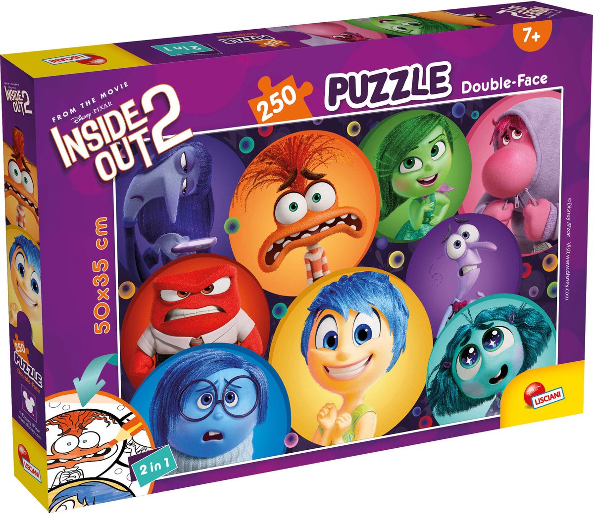 Lisciani Disney Puzzle DF Plus 250 Inside Out 2