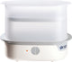 Tommee Tippee fortschrittlicher elektrischer Dampfsterilisator für Babyflaschen, tötet Viren* und 99,9 % der Bakterien, 5-Minuten-Sterilisationszyklus, weiß