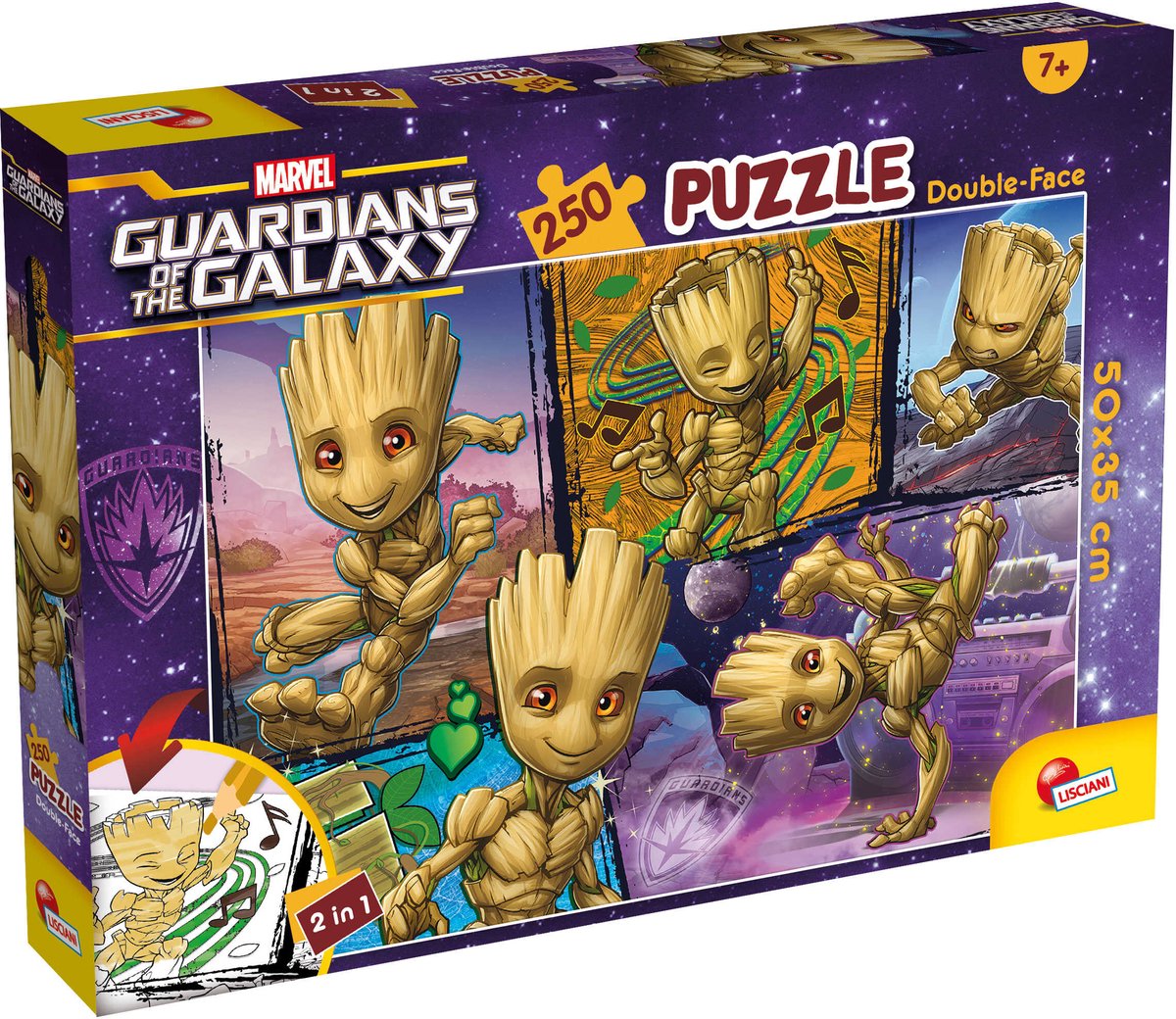Lisciani Marvel Puzzle DF Plus 250 groß
