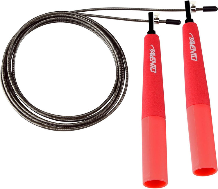 Avento Springseil Stahl - Speed Grip - Pink