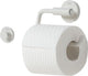 Tiger urban - Toilettenpapierhalter ohne Klappe (1x) - inklusive Handtuchhaken klein (1x) - weiß