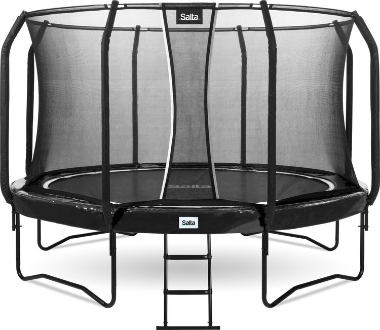 Salta First Class - Trampolin mit Sicherheitsnetz und Leiter - ø 305 cm - Schwarz