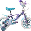 Disney Die Eiskönigin Disney Frozen 2 Kinderfahrrad – Mädchen – 12 Zoll – Blau Lila – Zwei Handbremsen