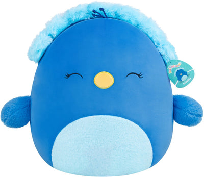 Jazwares Squishmallows Kuscheltier Plüsch – Priscilla der blaue Pfau – 40 cm