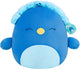 Jazwares Squishmallows Kuscheltier Plüsch – Priscilla der blaue Pfau – 40 cm