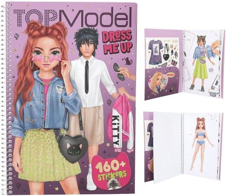 Depesche – Topmodel Dress Me Up Stickerbuch – Rebel Kitty