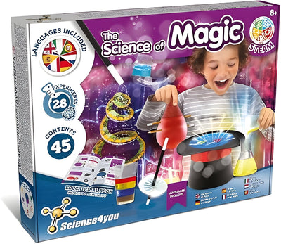 Science 4 you science4you die Wissenschaft der Magie – 28 Zaubertricks – Experimentierbox – ab 8 Jahren