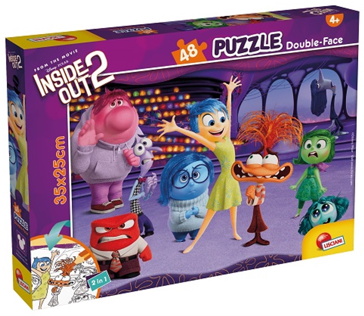 Lisciani Disney Puzzle DF M-Plus 48 Inside Out 2
