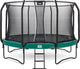 Salta First Class – Trampolin mit Sicherheitsnetz und Leiter – ø 251 cm – grün
