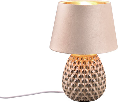 Rl lebe deine Lichtrealität Ariana - Tischlampe - Beige - exkl. 1x E27 4 W - Schnurschalter