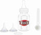 Trixie-Flaschenset – 120 ml – 3x Silikonsauger – Handfütterung von Welpen und Kätzchen