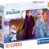 Clementoni Block Puzzle Frozen, 12st.