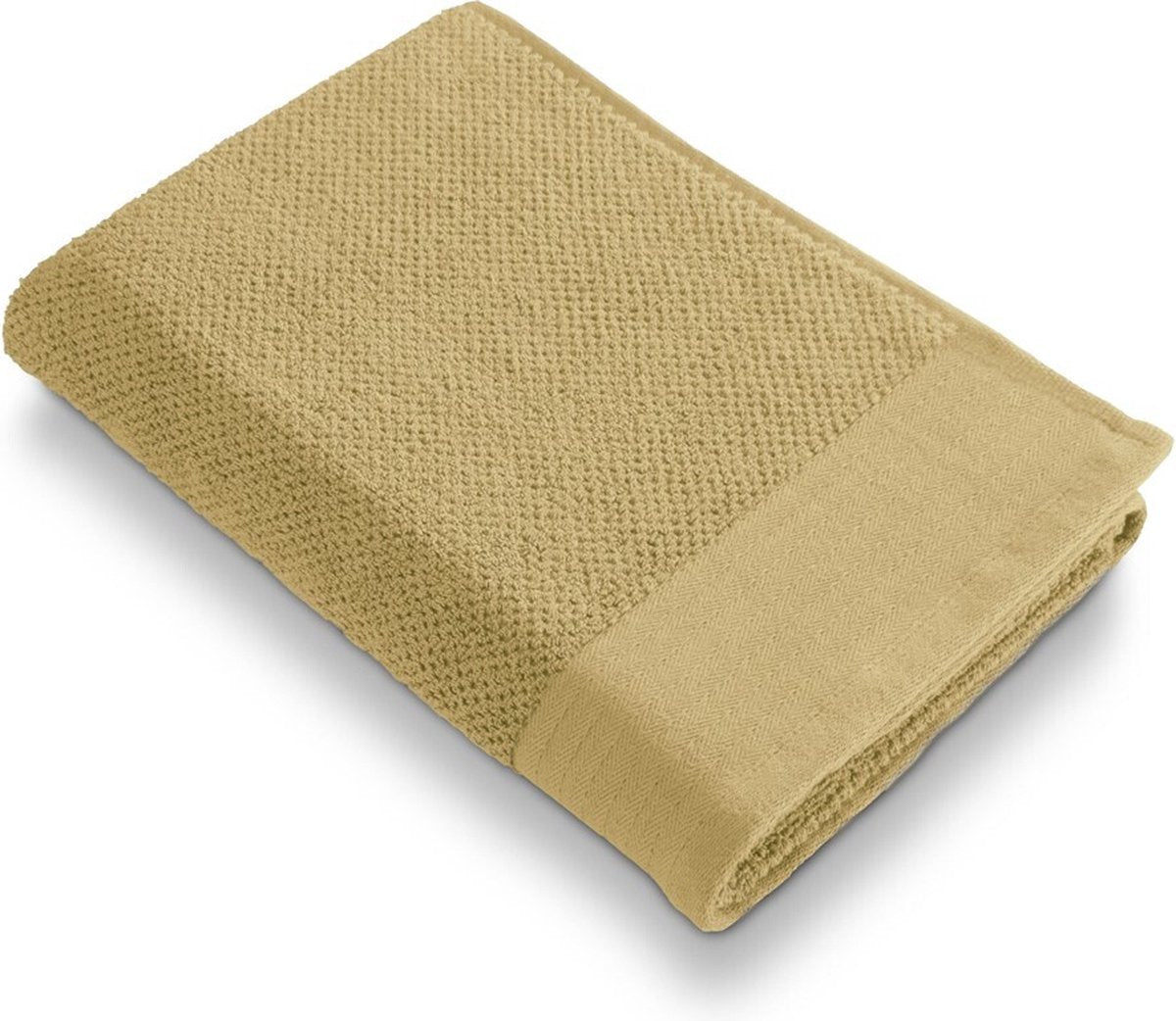 Walra Badetuch aus weicher Baumwolle Popcorn – Gelb – 70 x 140