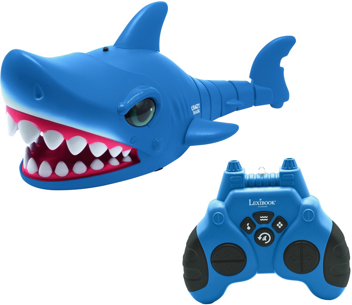 Lexibook RC Shark – ferngesteuerter verrückter Hai mit Soundeffekten