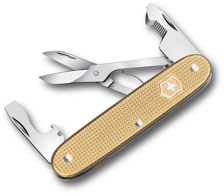 Victorinox Companion Alox Smart Taschenmesser – 93 mm – 6 Funktionen – Gold
