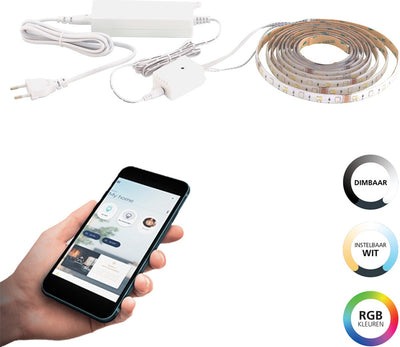 Eglo connect .z smarter LED-Streifen – 800 cm – weiß – einstellbares RGB-Weißlicht – dimmbar – ZigBee
