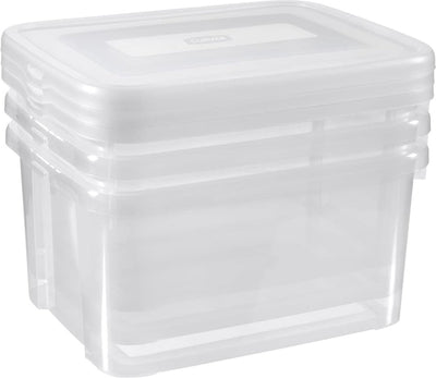 Curver Curver Aufbewahrungsboxen-Set handlich 3x25 l transparent