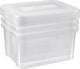 Curver Curver Aufbewahrungsboxen-Set handlich 3x25 l transparent