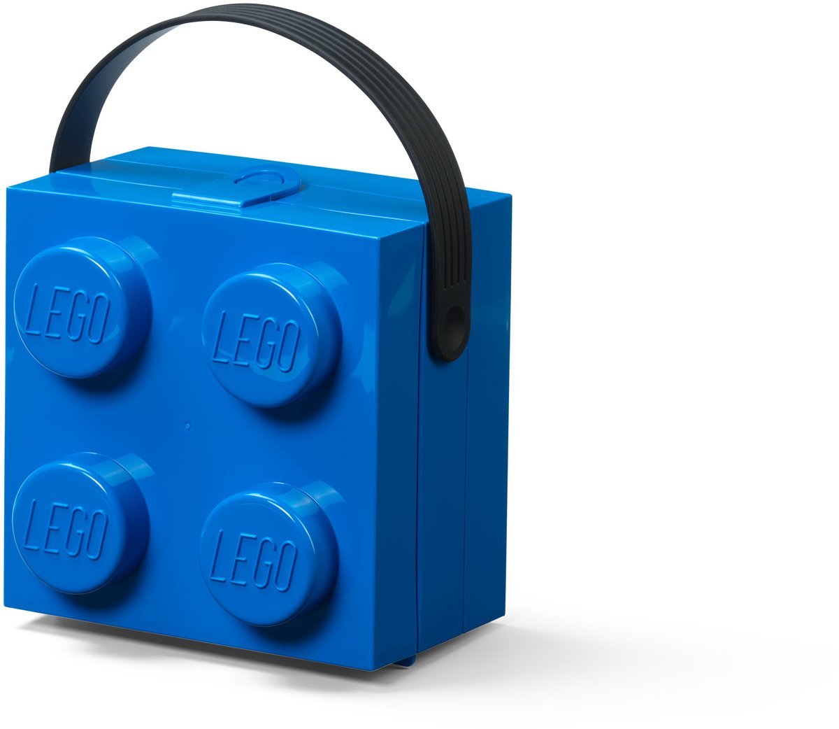 Lego - Brotdose Ziegel 4 mit Griff - Polypropylen - Blau